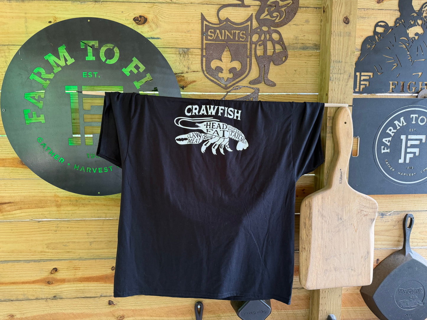 CRAWFISH - Tshirt Black