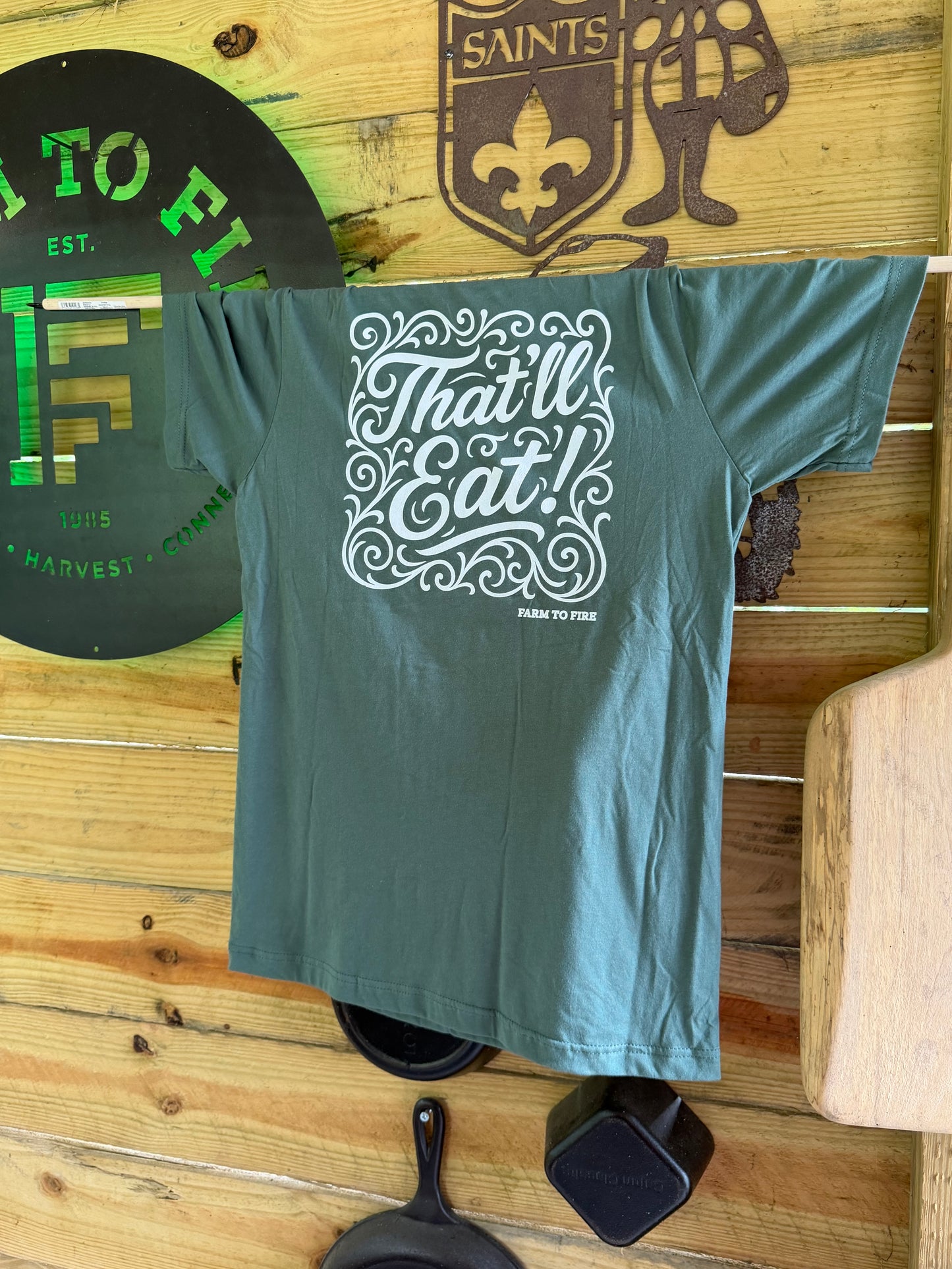 THAT’LL EAT - T-Shirt Pine Green