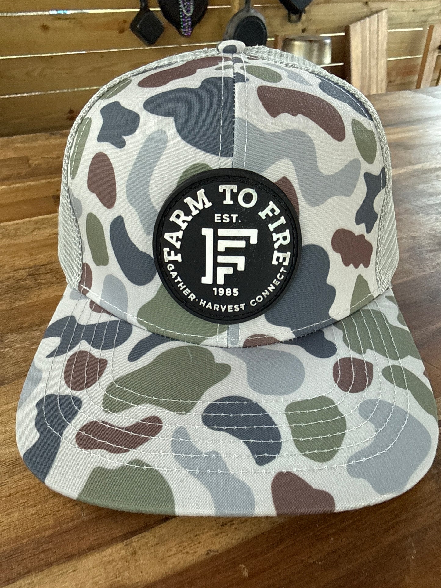 C7 Tri-Camo LOST Hat with PVC Patch