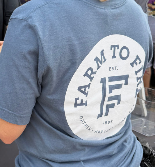 CIRCLE LOGO - Soft Tshirt Blue