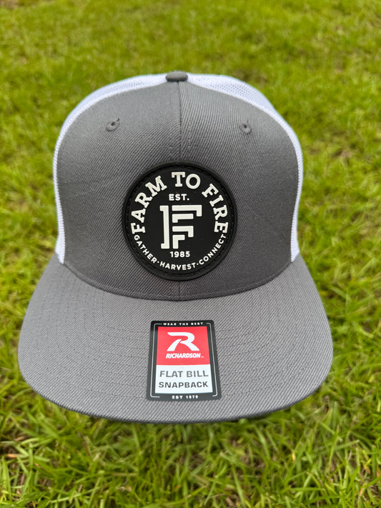 Dark Grey Hat Richardson with PVC Circle