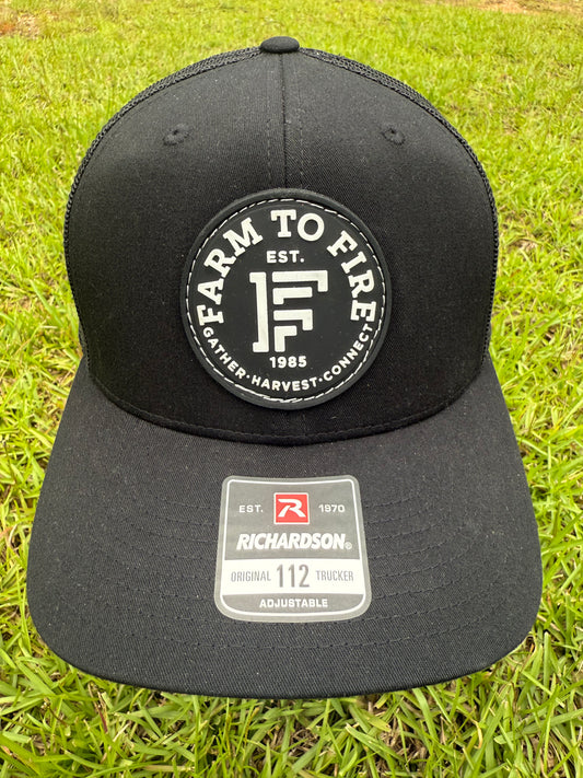 Black Hat Richardson PVCCircle Patch